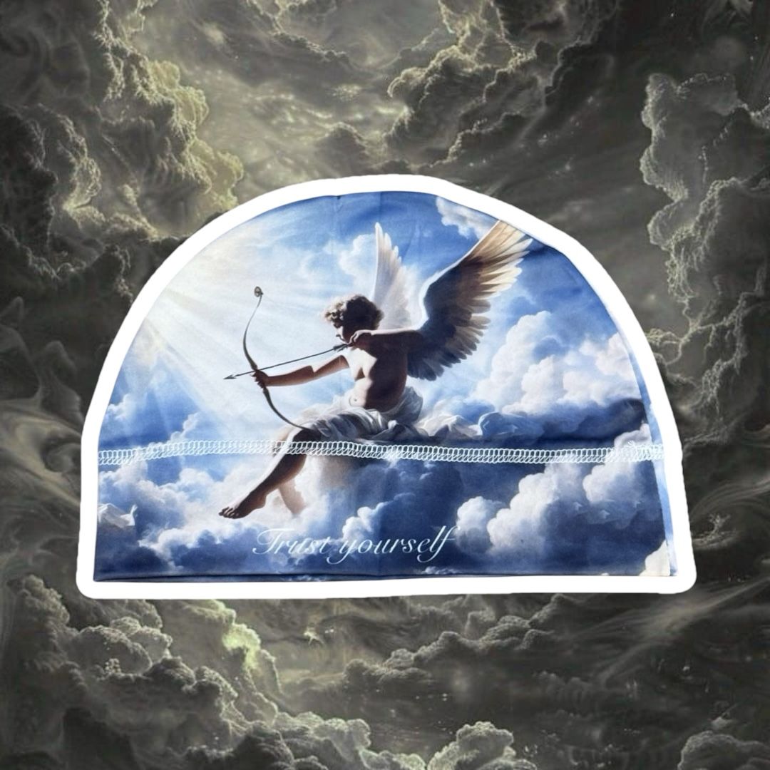 Angel skull cap